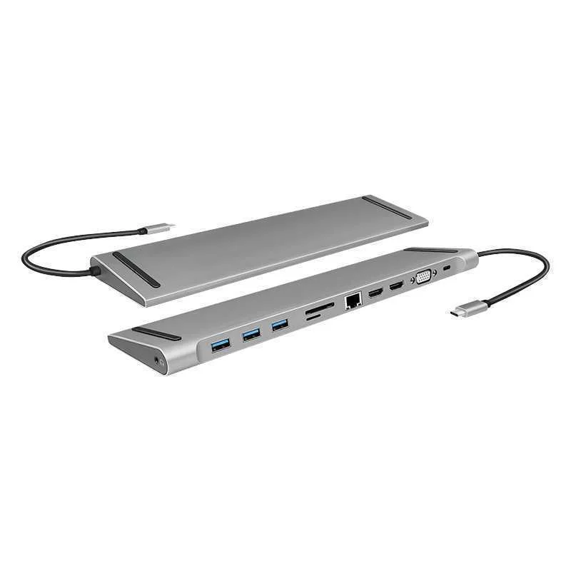 Logilink Dockingstation Usb 3.2, 2x Hdmi 11-Port, Pd5, Schw.