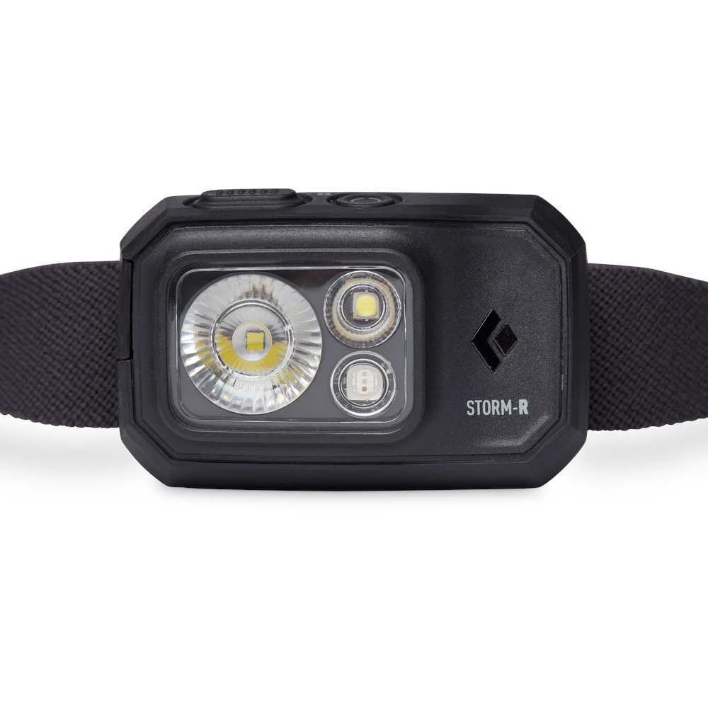 BLACK DIAMOND STORM 500-R PRETO LANTERNA DE CABEÇA