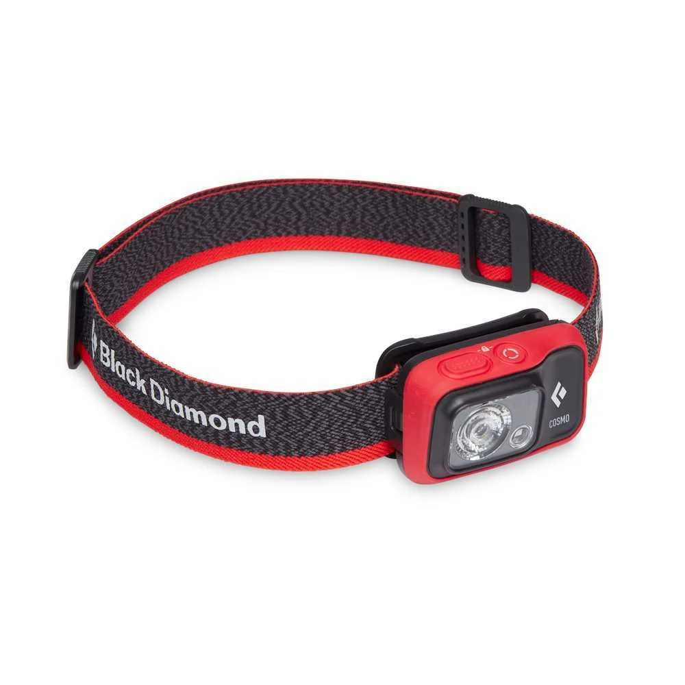 Black Diamond Cosmo 350 Preto, Vermelho Lanterna .