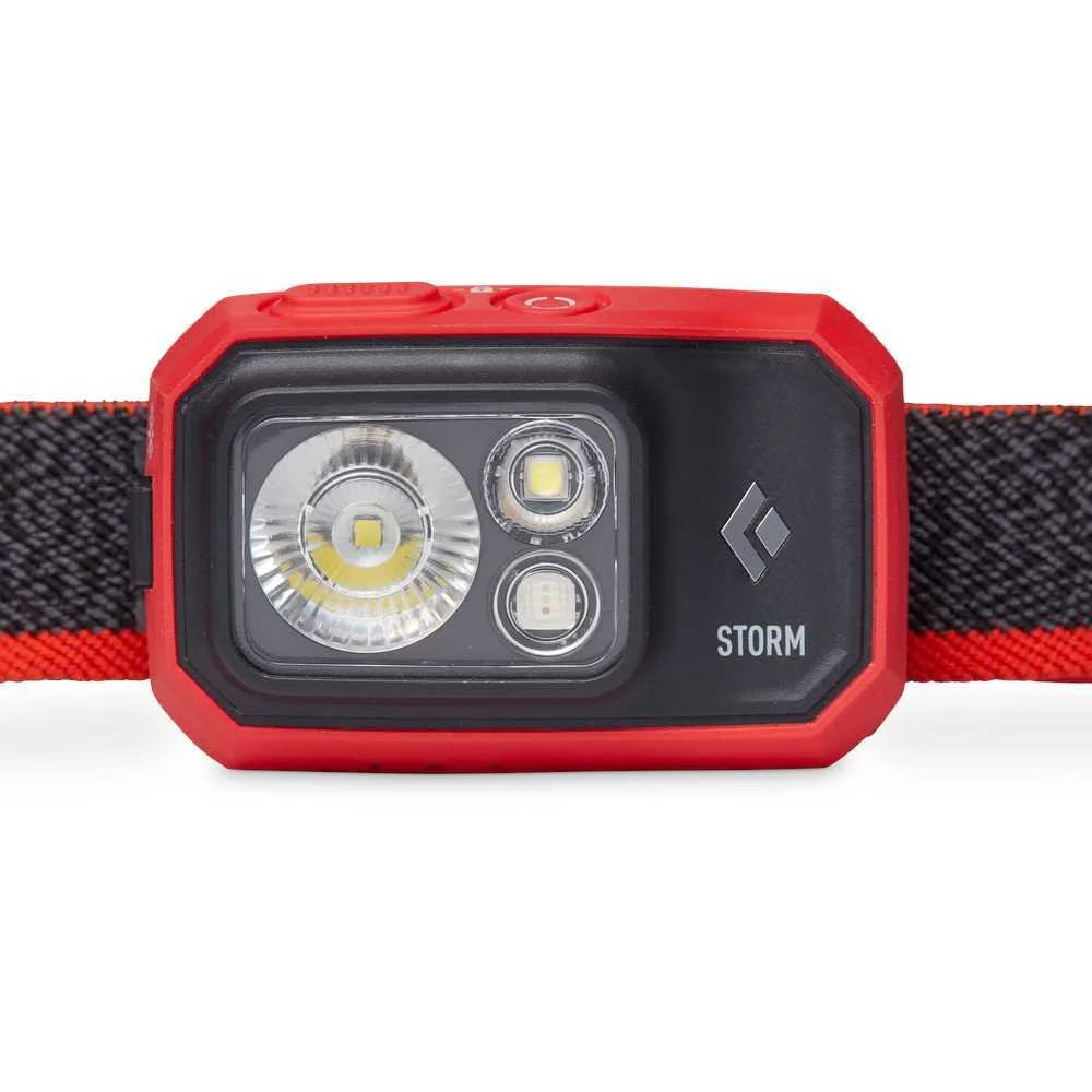 Black Diamond Storm 450 Preto, Vermelho Lanterna .