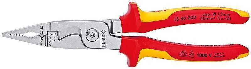 Knipex 13 86 200 Alicate Alicates de Pontas Compr.