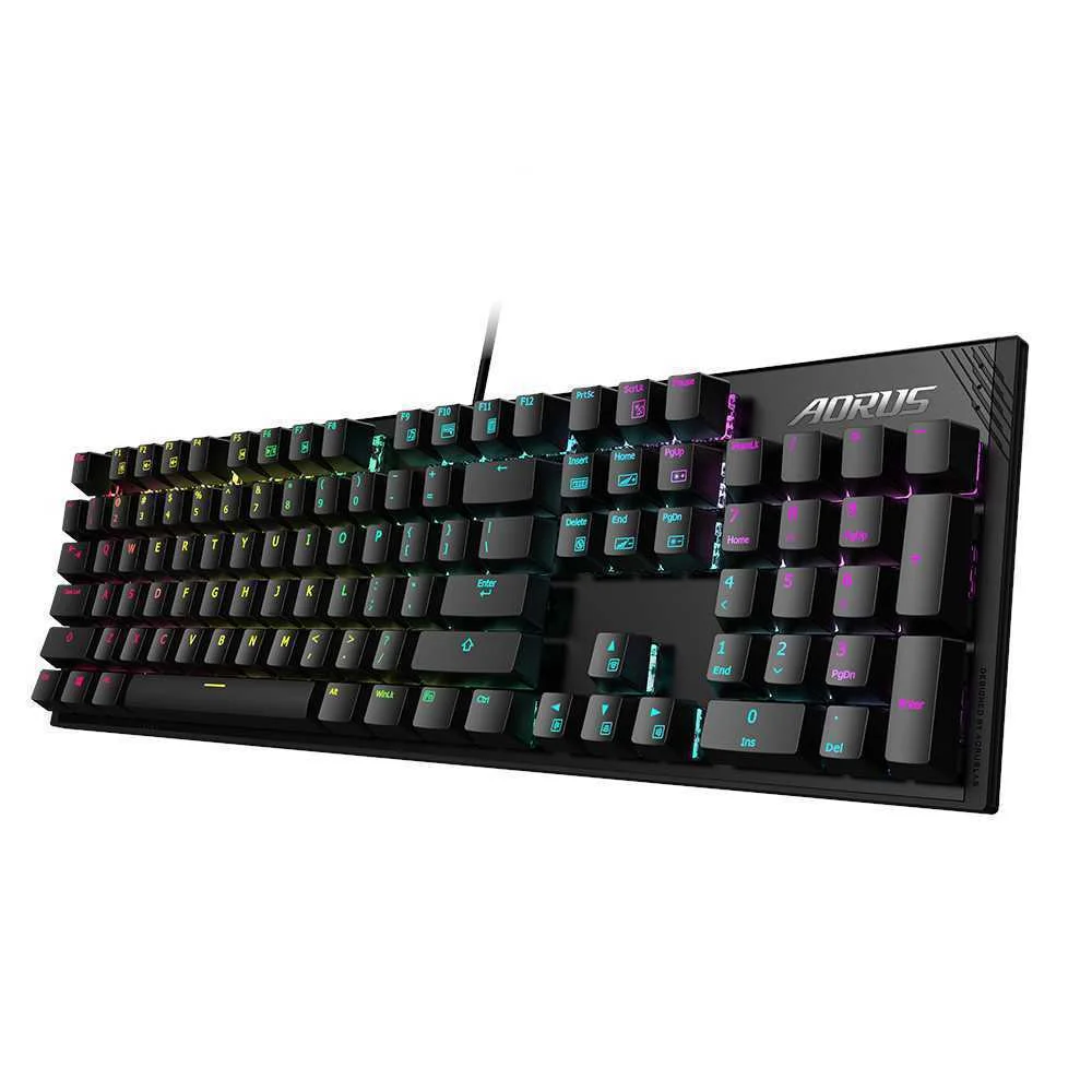 Gigabyte Aorus K1 Teclado Usb Qwerty Inglês Preto