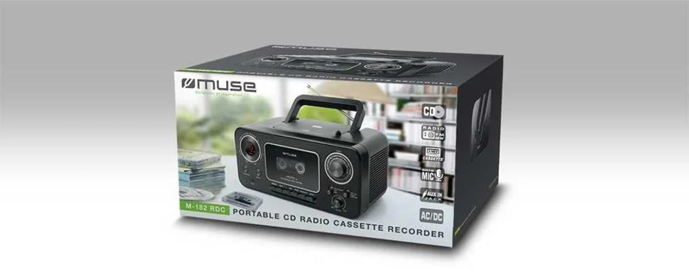 Radio Cd Muse M182rdc  Negro