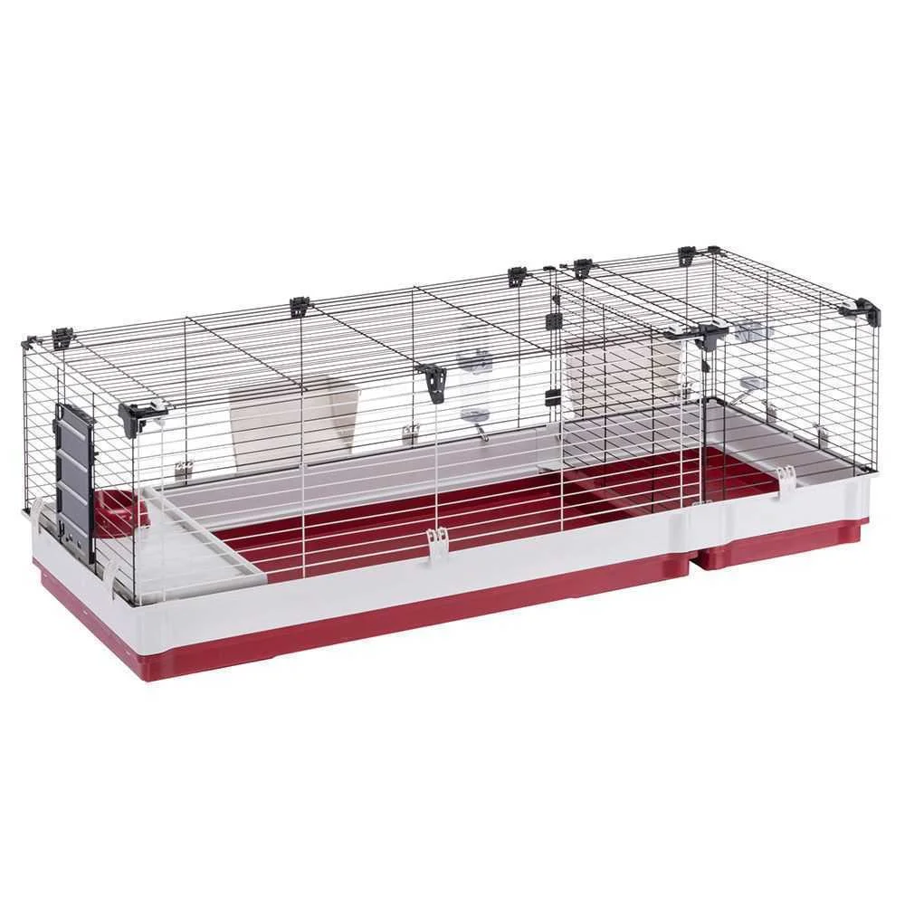 FERPLAST KROLIK 160 RABIT CINZENTO, VERMELHO