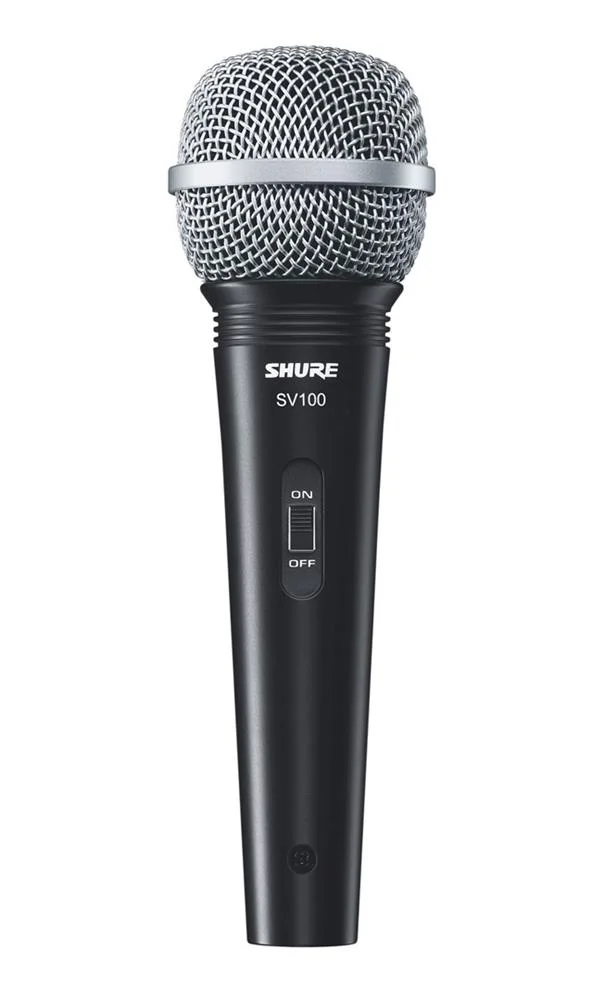Shure Sv100 Microfone Preto Microfone de Palco