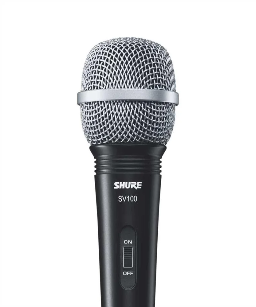 Shure Sv100 Microfone Preto Microfone de Palco