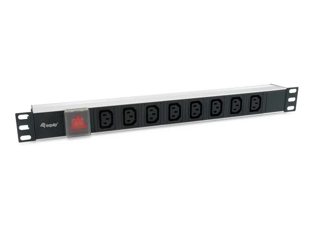 Equip Steckdosenleiste 19"(1he)8fach Iec320c14,1,8m Kabel,Si