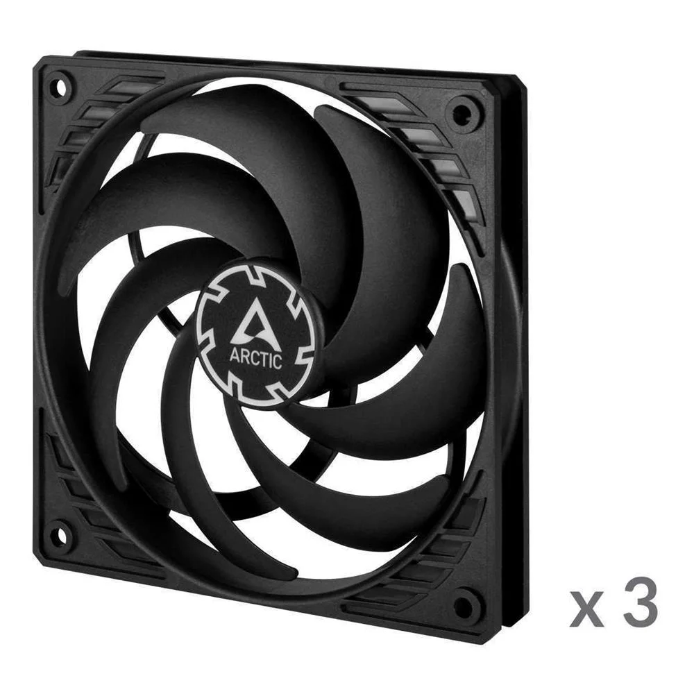 Arctic P12 Slim Pwm Pst Caixa de Computador Vento.