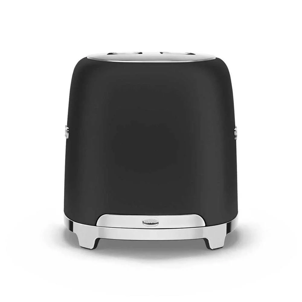 Smeg Toaster 2x2 50?style Matt Black Tsf01blmeu