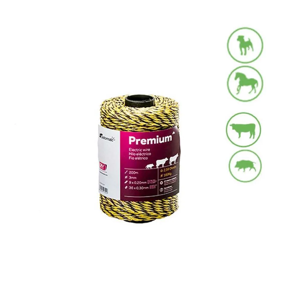 Cordão Condutor 3mm 200m Pastormatic