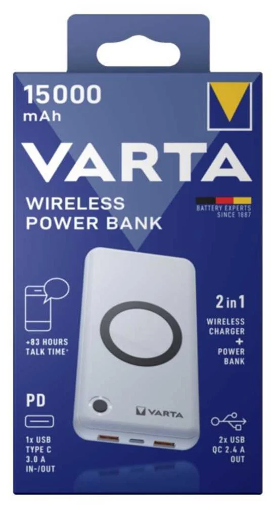 Varta Powerbank Power Bank Wireless    15000