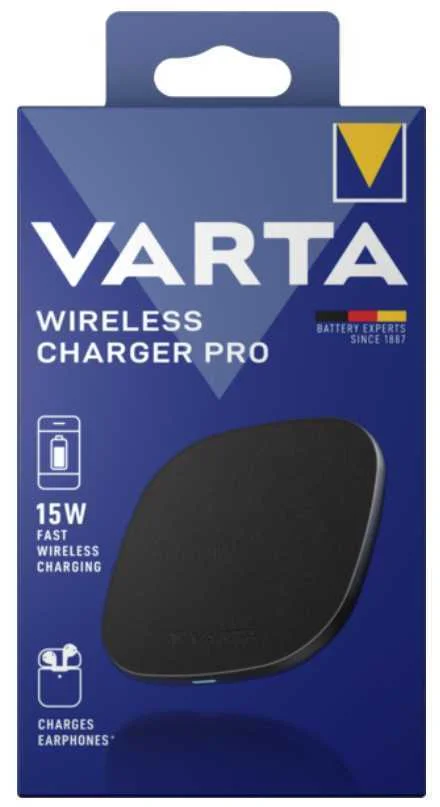 Carregador Sem Fios Wireless Charger Pro 15w Varta