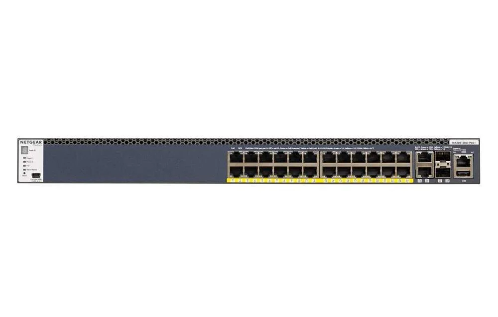Netgear M4300-28g-Poe+ Gerido L3 Gigabit Ethernet.