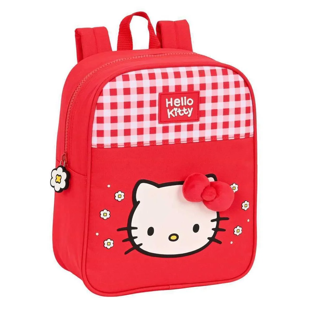 Mochila Infantil Hello Kitty Spring Vermelho (22 .