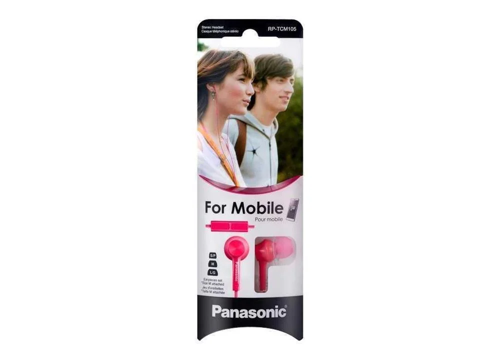 Auriculares In-Ear Rptcm105 Rosa - Panasonic