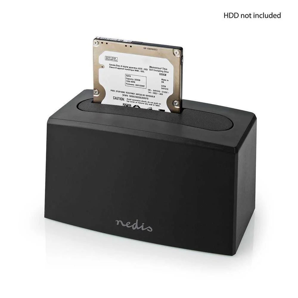 Nedis Hddusb3210bk Docking Station para Discos Rí.