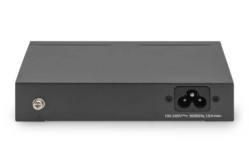 Digitus Switch 4-Port  Gigabit 60w  Poe Unmanaged Schwarz