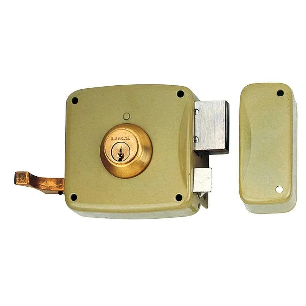 Fechadura de Sobreposição com Cilindro 5125a Entrada 80mm, à Direita 95125ahe08d Lince