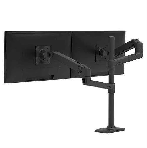 Ergotron Lx Tischhalt. 2-Moni-40"&20kg Höhenv. Hohe Säule Sw