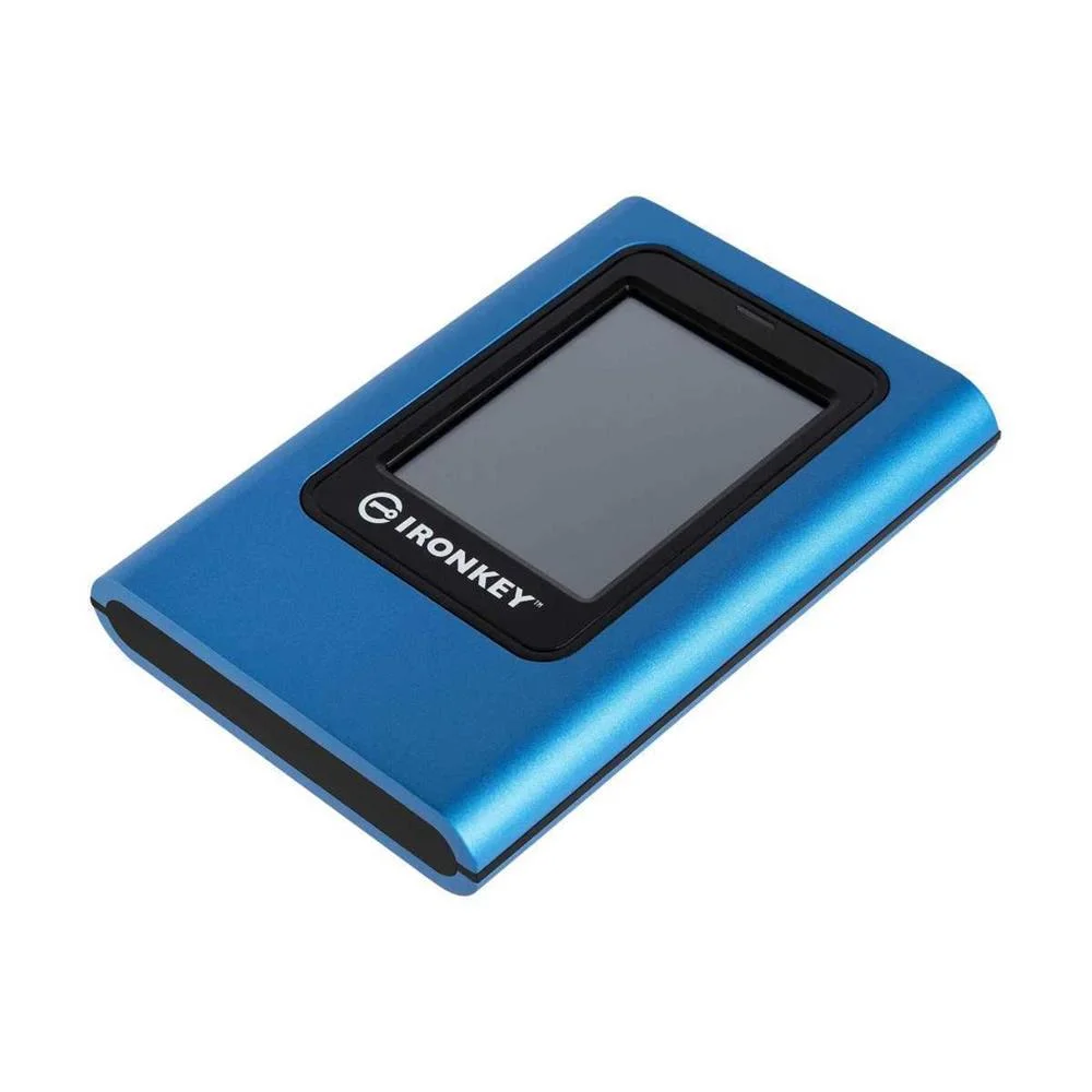 Disco Externo Technology Ironkey Vault Privacy 80 1.92tb 3.2 Gen1 Azul - Kingston