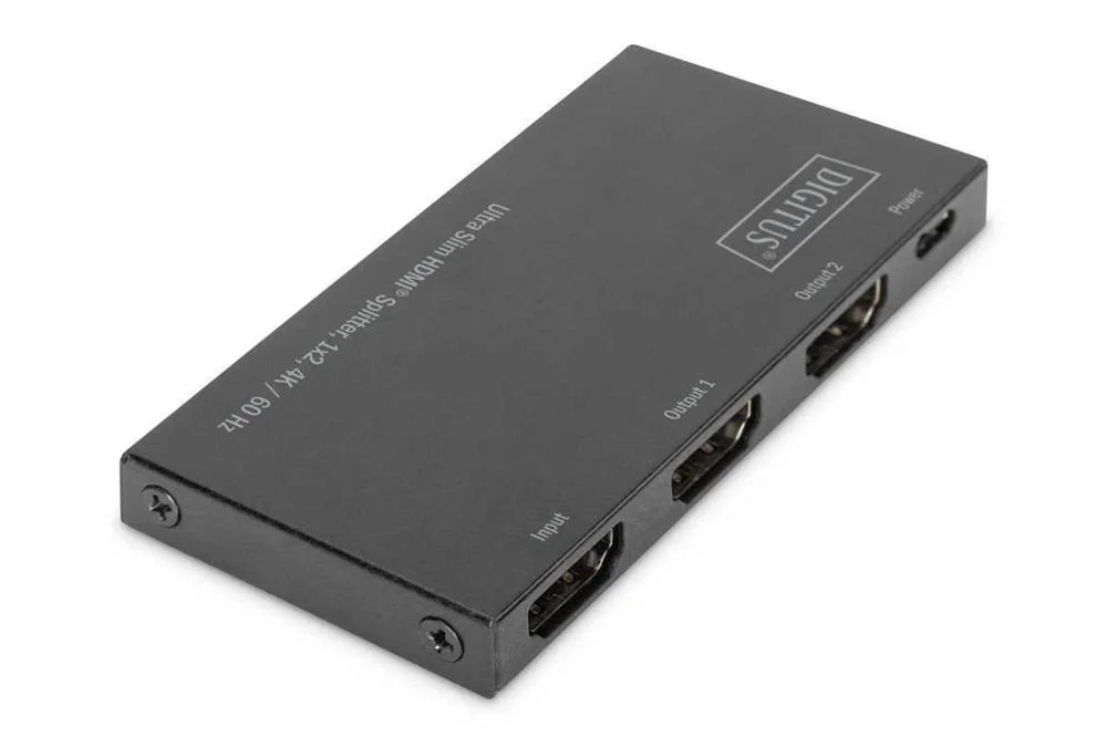 Digitus Ultra Slim Hdmi Splitter, 1x2, 4k / 60 Hz