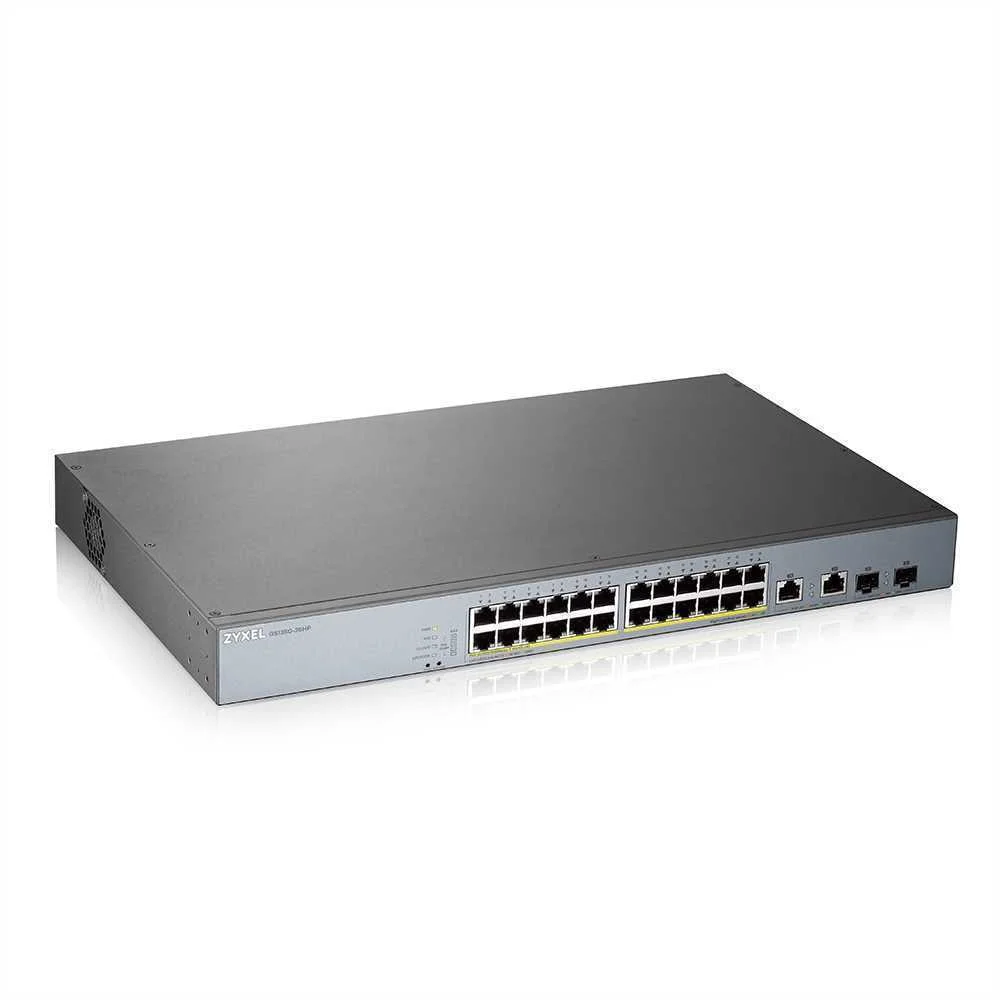 Zyxel Switch 26x Ge Gs1350-26hp  Poe Long Range 375w Managed