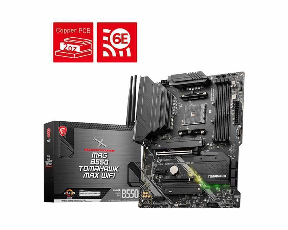 Placa Mãe Msi Mag B550 Tomahawk Max Wifi Atx Amd Am4 Amd B550 