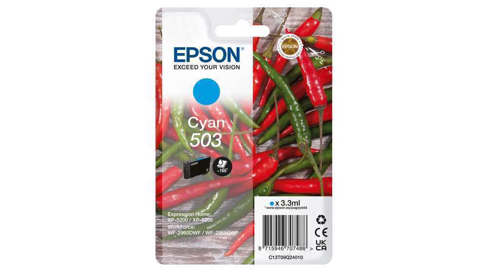 Epson 503 Tintenpatrone Cyan C13t09q24010 Epson Xp-5200