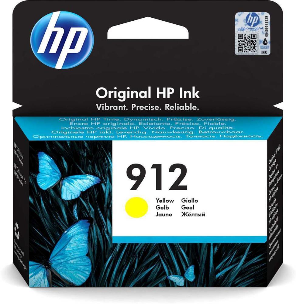 Tinteiro Hp 912 Yellow Original - 3yl79ae