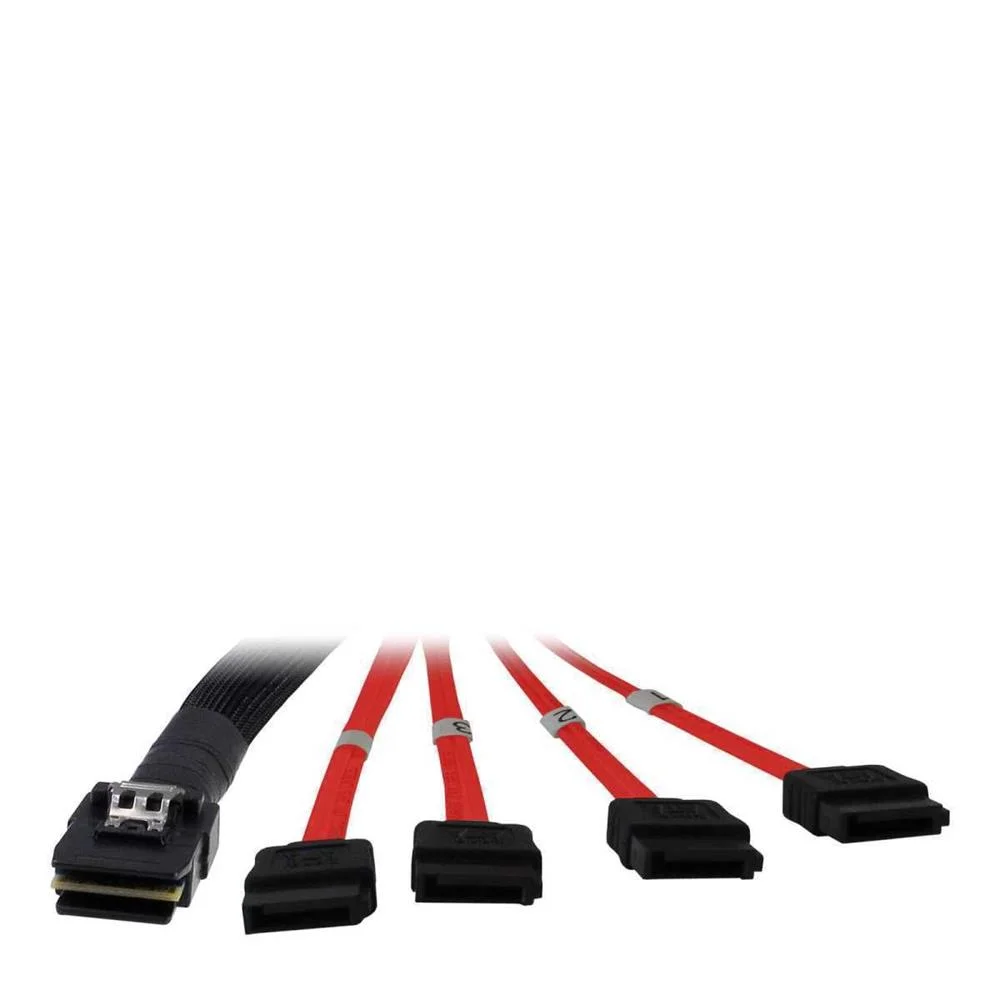 Inter-Tech Kabel Sff-8087-> 4x Sata 1m