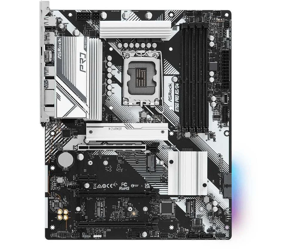 Asrock B760 Pro Rs/D4 Intel B760 Lga 1700 Atx