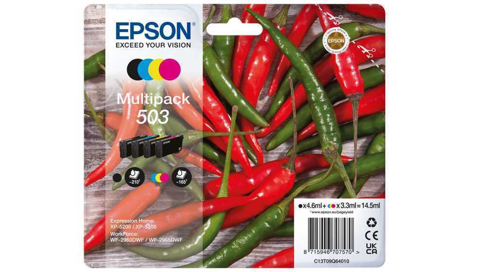 Epson 503 Tinteiro 4 Unidade(S) Original Rendimen.