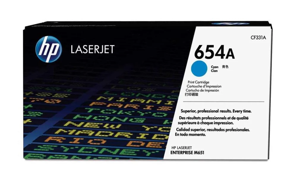 Hp Toner Laserjet Original 654a Ciano