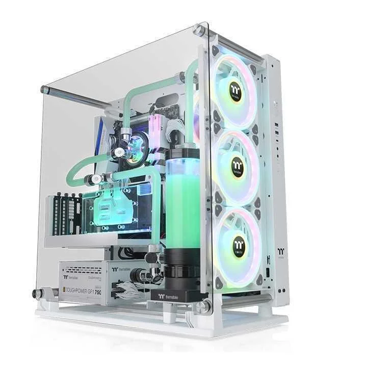 Geh Thermaltake Core P3 Tg Pro  Open Frame  "Snow"     White Retail