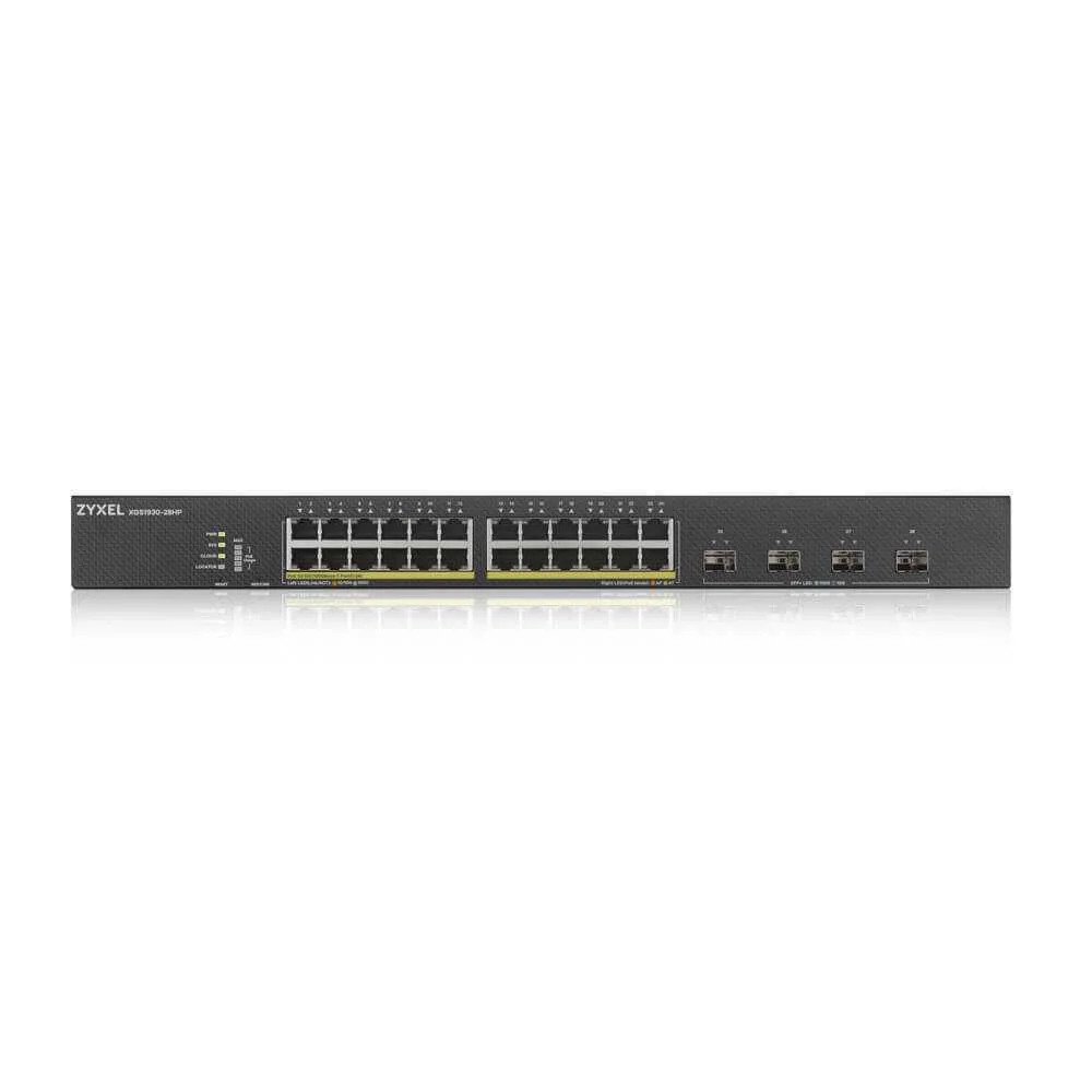 Zyxel Switch 28x Ge Xgs1930-28hp-Eu0101e Poe+        Managed