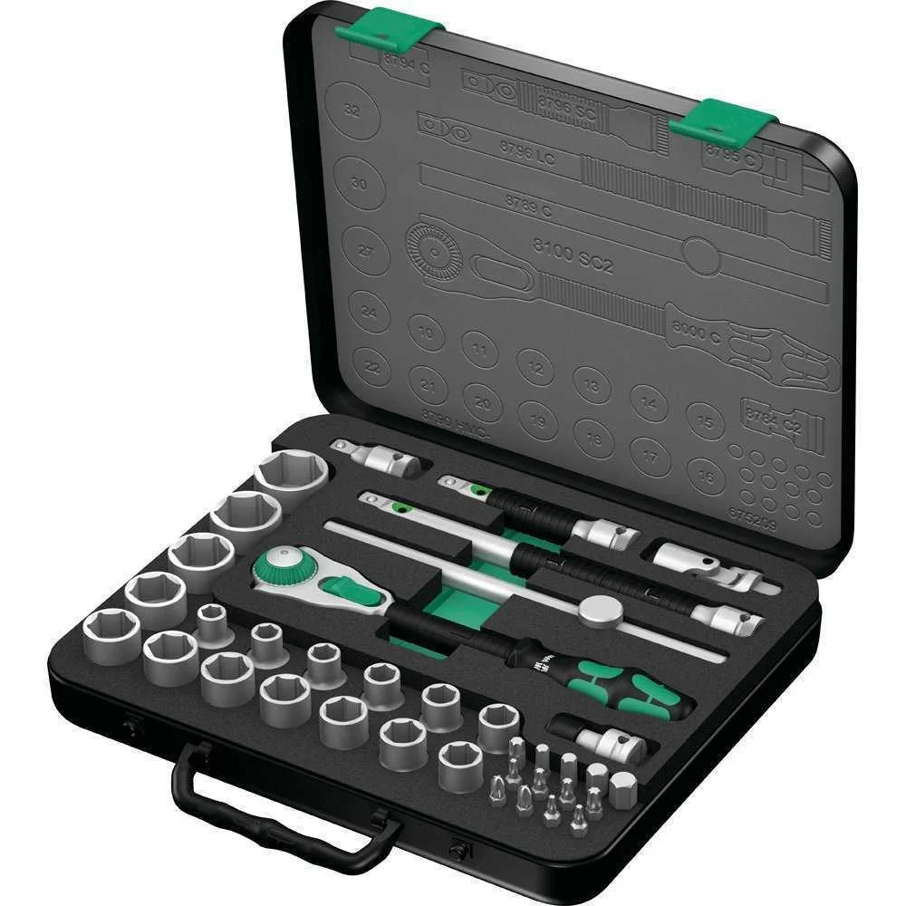 WERA 8100 SC 2 Zyklop Speed Ratchet set 1/2 driv.