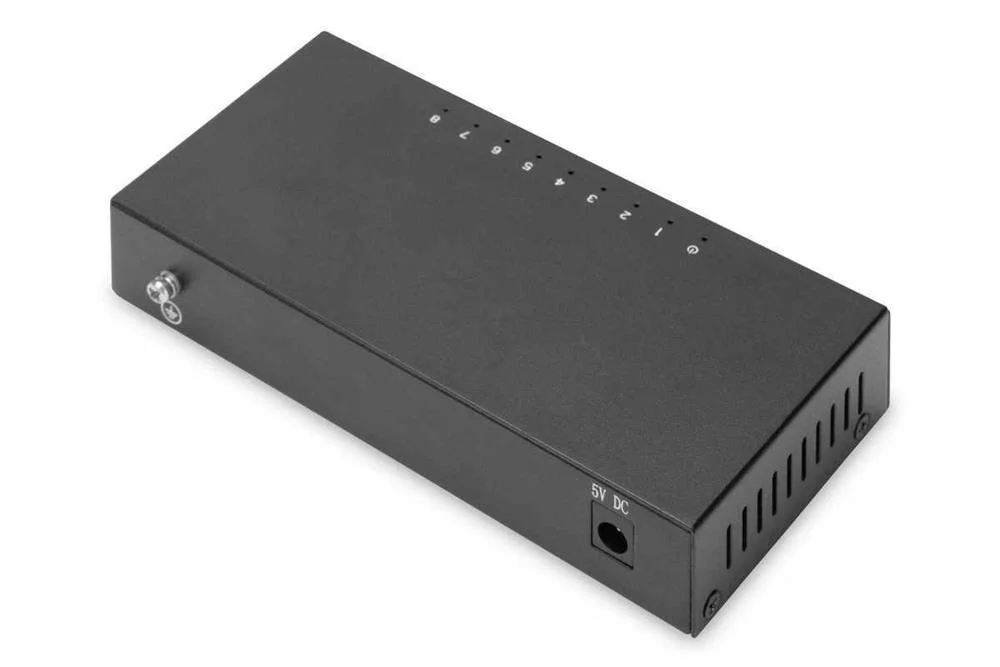 Digitus Switch 8-Port  10/100           Unmanaged Schwarz