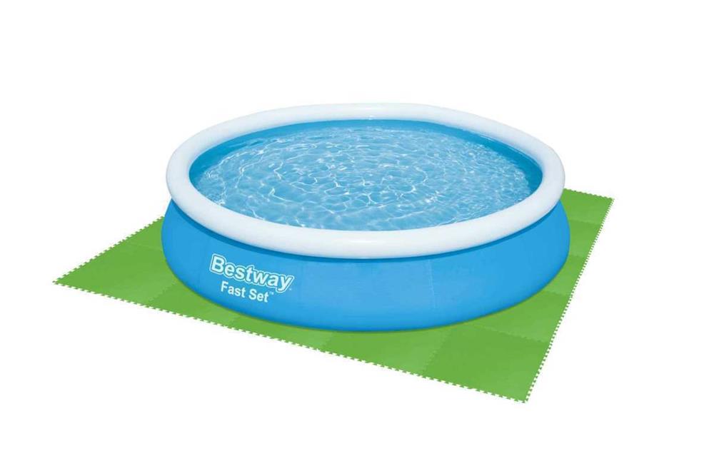 Tapete Puzzle Bestway 1058636xxx21 Ladrilho Encaixável 9 Peças 