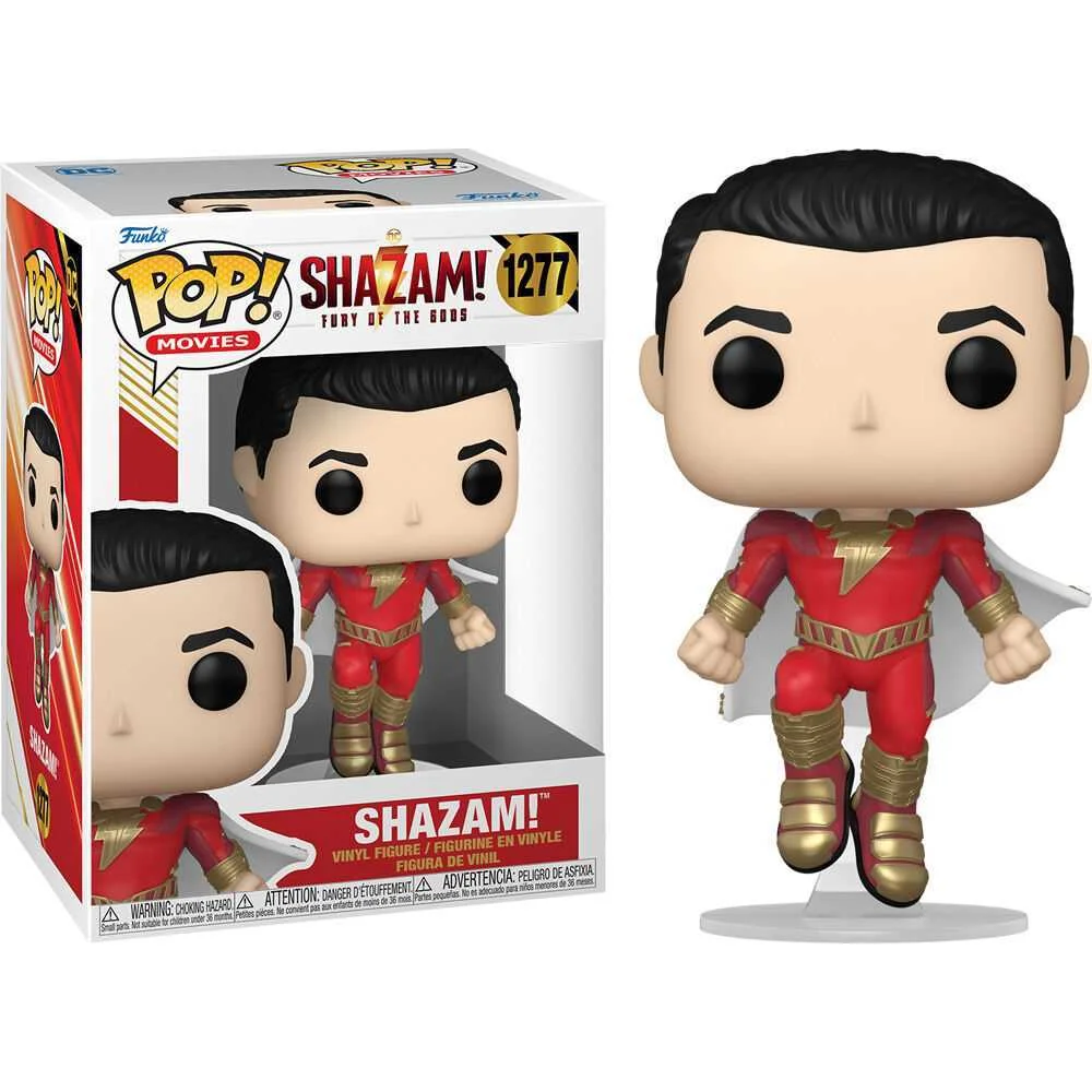 Figura Funko Pop! Movies Vinyl: Shazam! Fury Of The Gods - Shazam (Chase Edition)  #1277