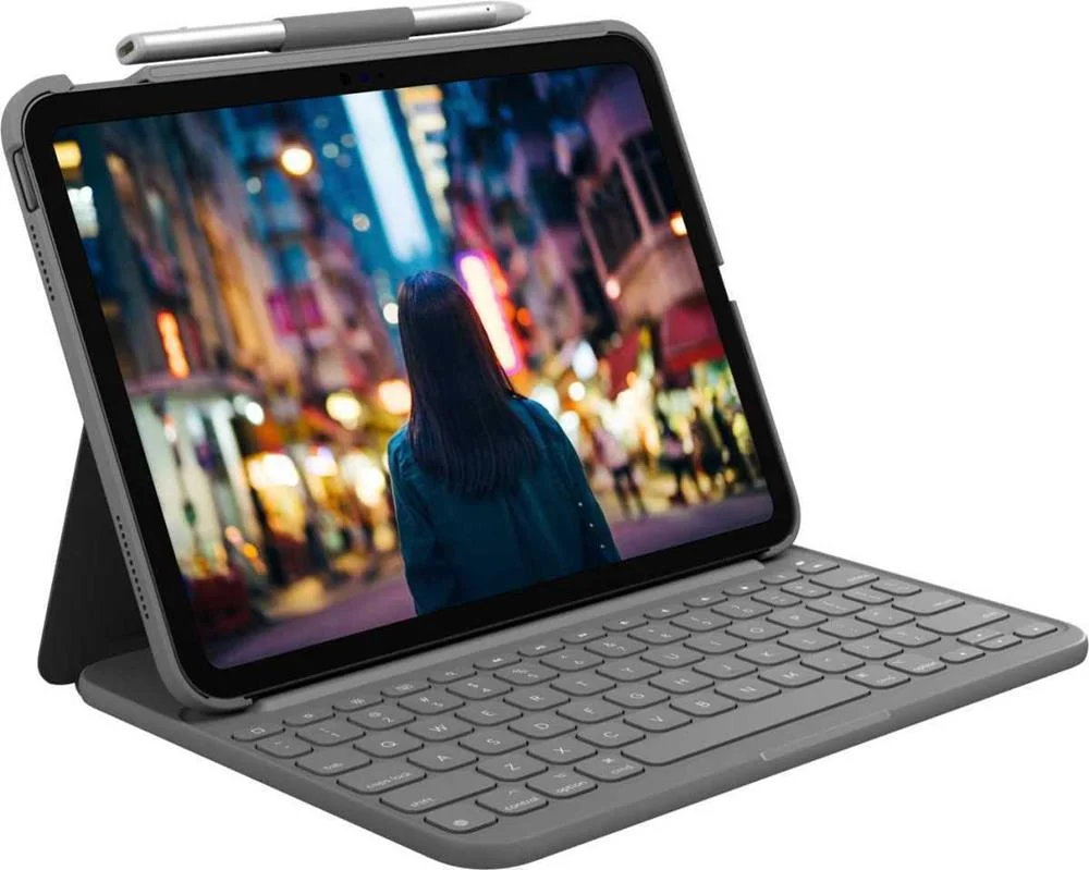 Logitech Bluetooth Slim Folio Ipad 10.Gen Oxford Grey