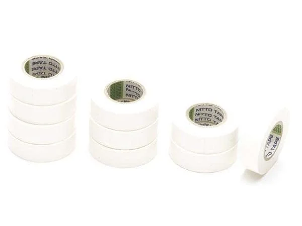 Nitto - Insulation Tape - White - 19 Mm X 10 M