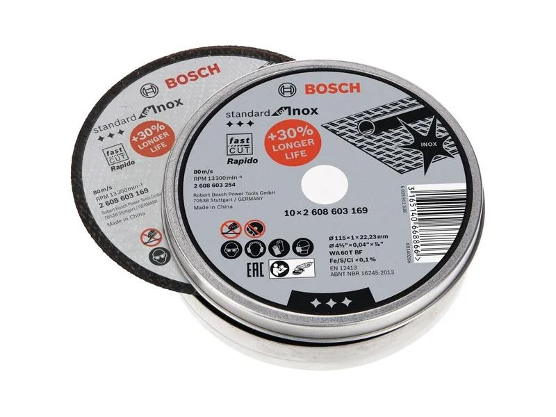 Disco de corte Bosch Standard para Inox,  115mm