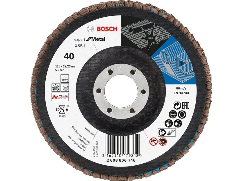 Disco Flap Bosch X551 Expert For Metal K40