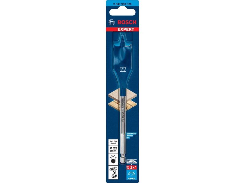 Broca Plana Bosch Expert Selfcut Speed 22x116mm