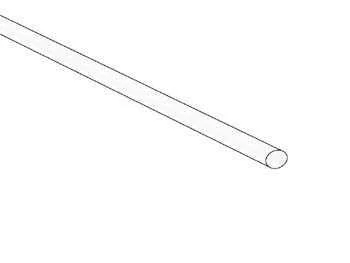 Shrinkable Tube 2.4mm - White - 50 Pcs
