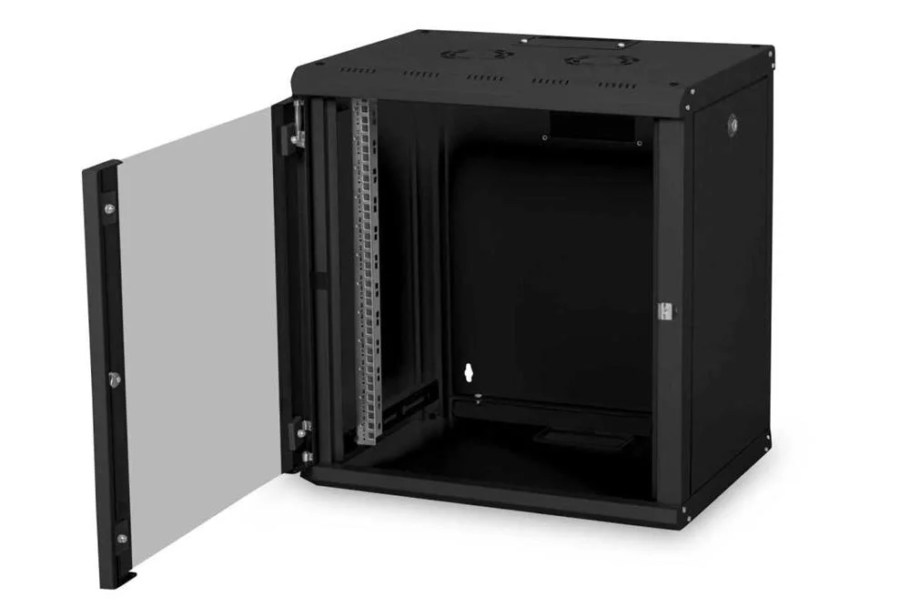 Digitus Wandgeh&auml;use     Unique  12he 643x600x450mm   Schwarz