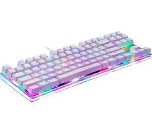 Motospeed K87s Teclado Usb Qwerty Inglês Branco