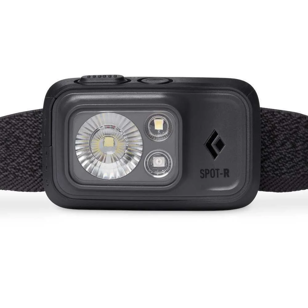 BLACK DIAMOND SPOT 400-R GRAFITE LANTERNA DE CABE.