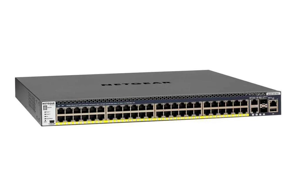 Netgear M4300-52g-Poe+ 550w Psu Gerido L2/L3/L4 G.