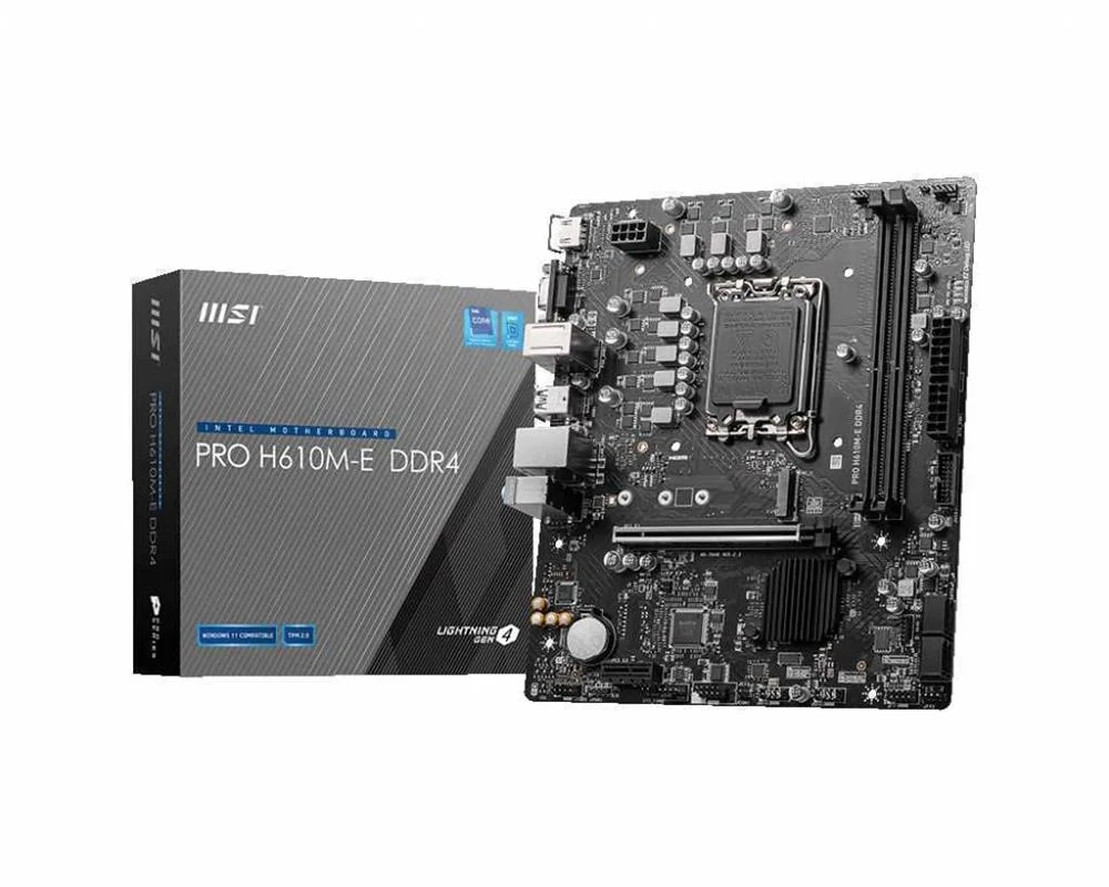 Motherboard Micro-Atx Pro H610m-E Intel H610 Lga 1700 - Msi